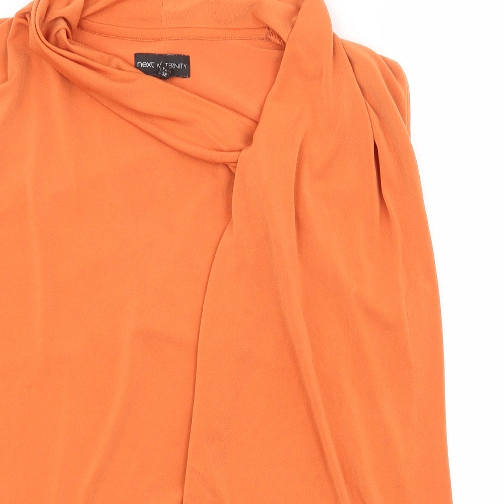 NEXT Womens Orange  Polyester Basic Tank Size 10 Cowl Neck