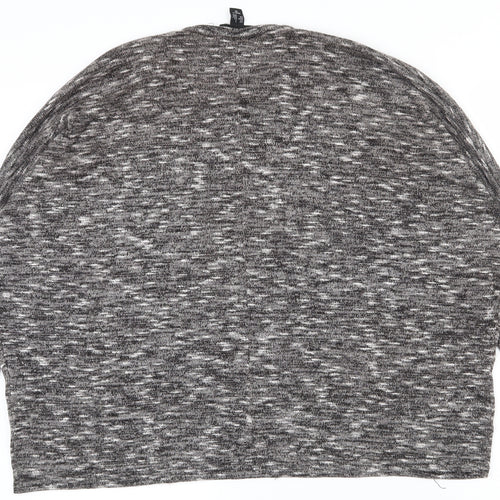 New Look Womens Grey Crew Neck  Polyester Pullover Jumper Size S