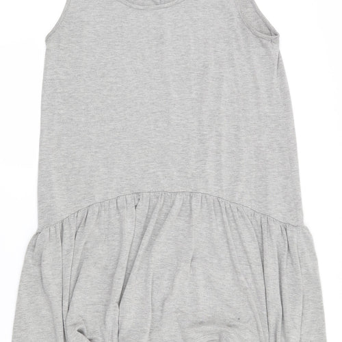Atmosphere Womens Grey  Viscose Trapeze & Swing  Size 12  Scoop Neck Pullover
