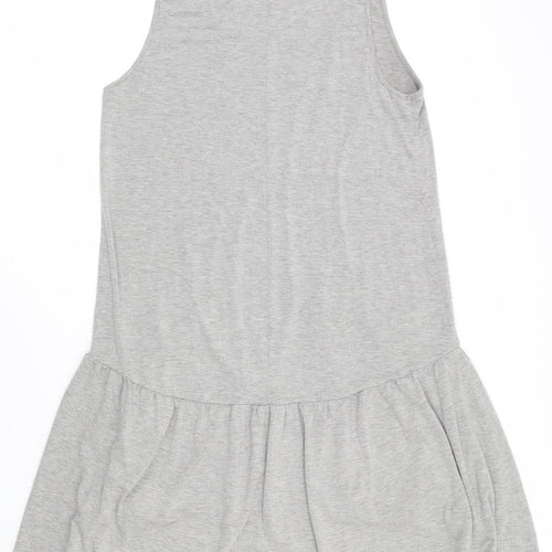 Atmosphere Womens Grey  Viscose Trapeze & Swing  Size 12  Scoop Neck Pullover
