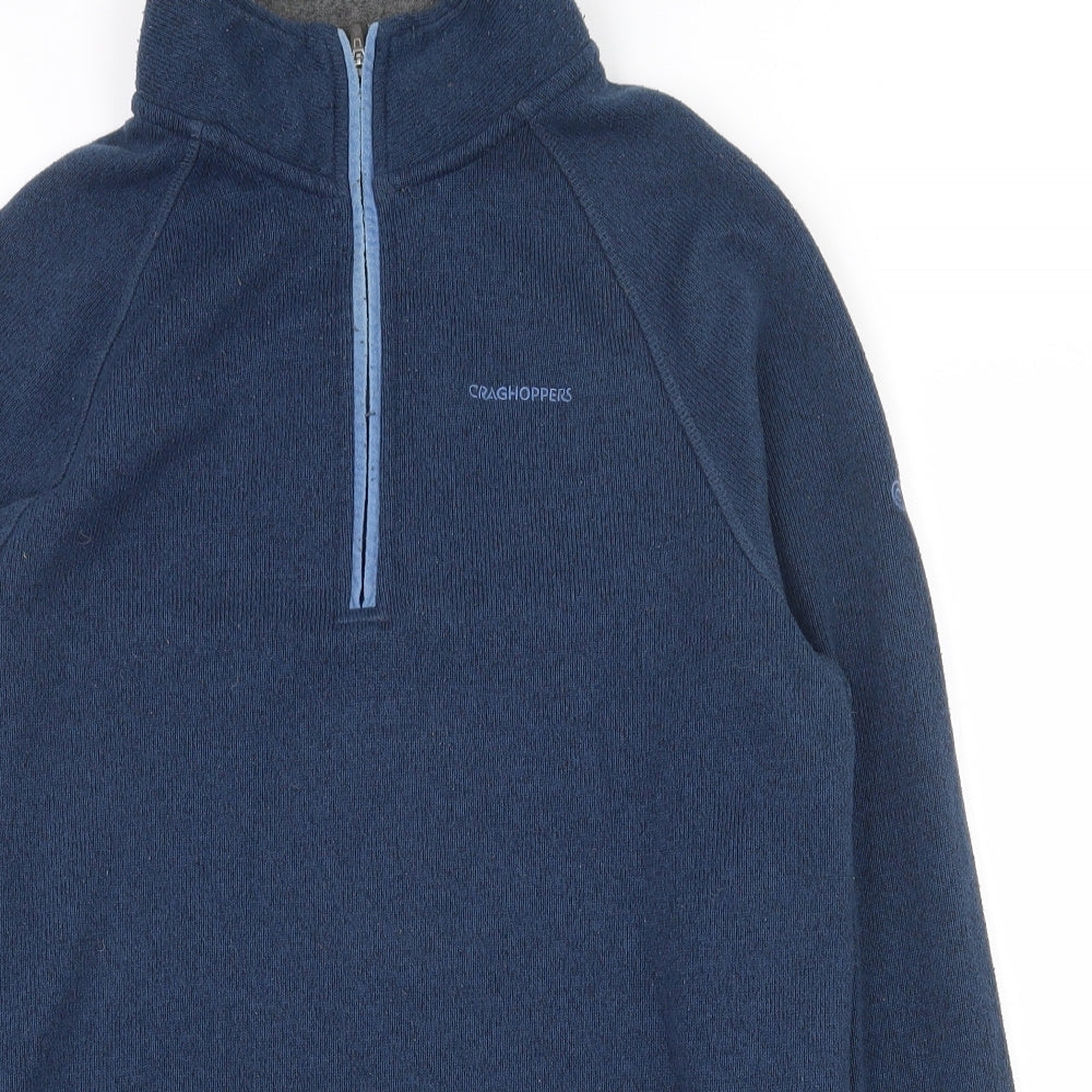 Craghoppers Mens Blue  Polyester Pullover Sweatshirt Size L