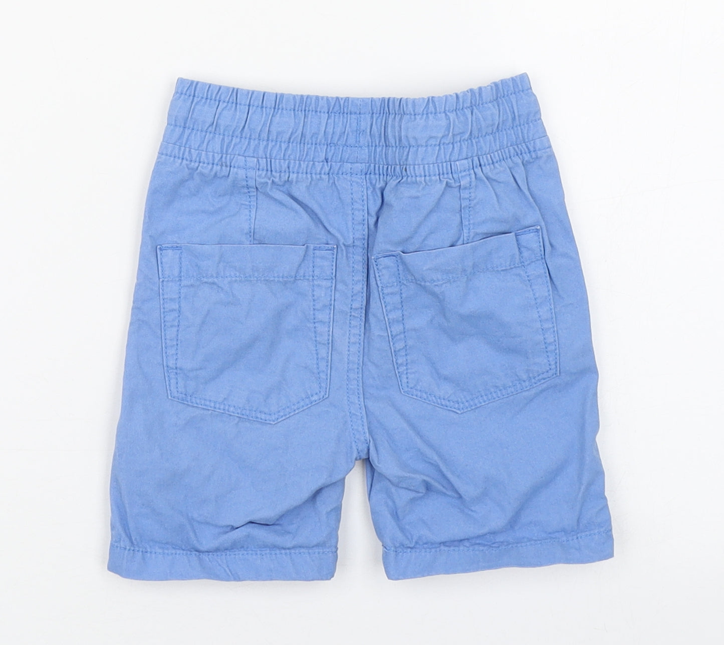 F&F Boys Blue  100% Cotton Cropped Trousers Size 12-18 Months