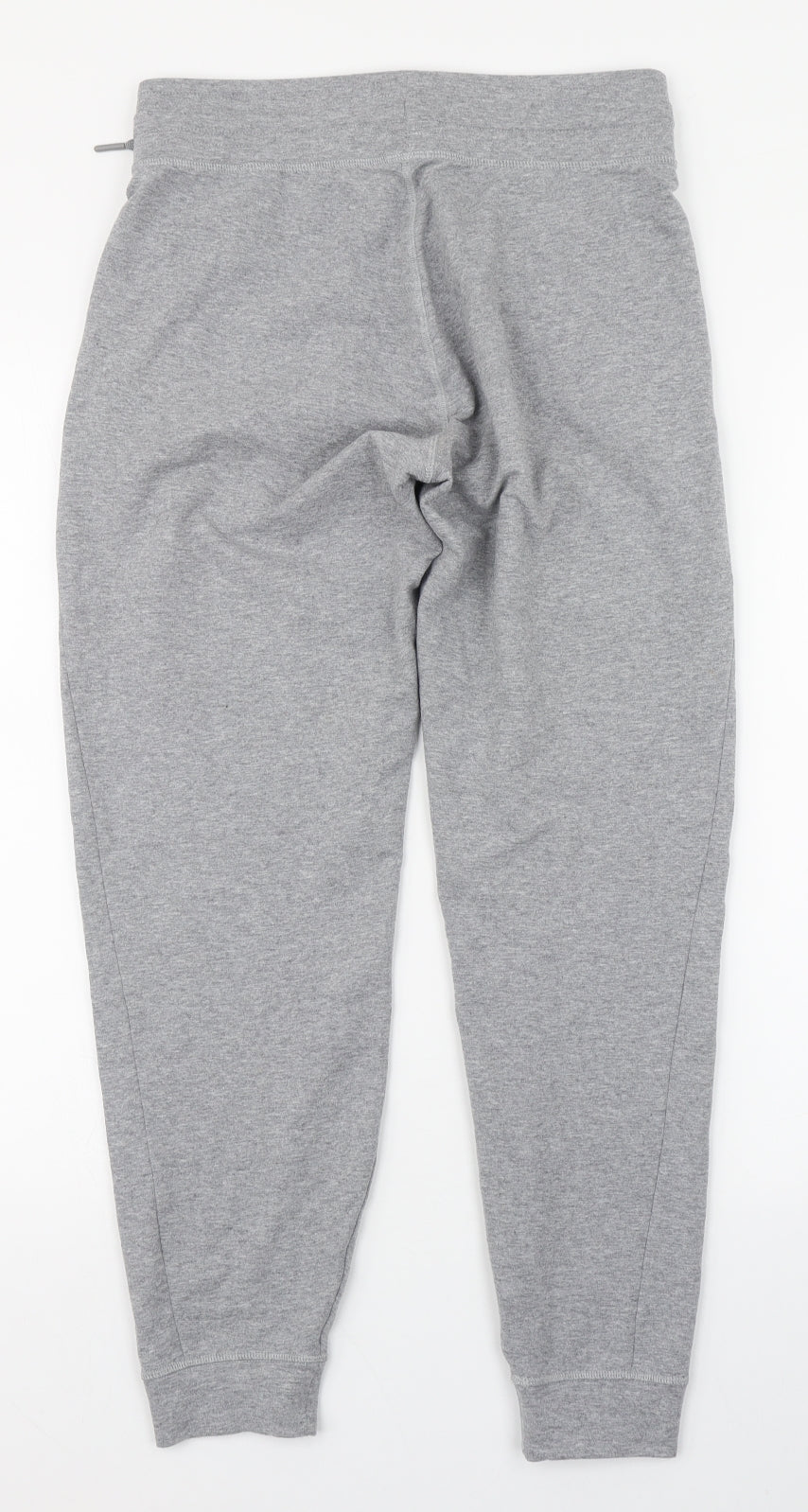 Marks and Spencer Womens Grey  Cotton Jogger Trousers Size 10 L27 in Regular