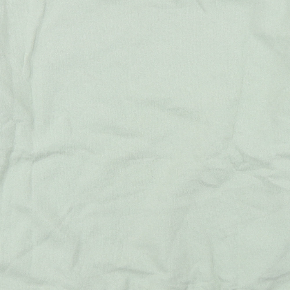 Marks and Spencer Womens Green  Cotton Pullover Sweatshirt Size 14  Pullover