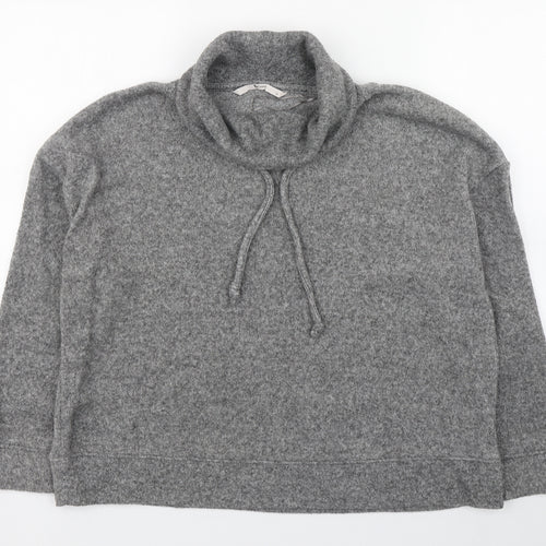 TU Womens Grey  Polyester Pullover Sweatshirt Size 14  Pullover
