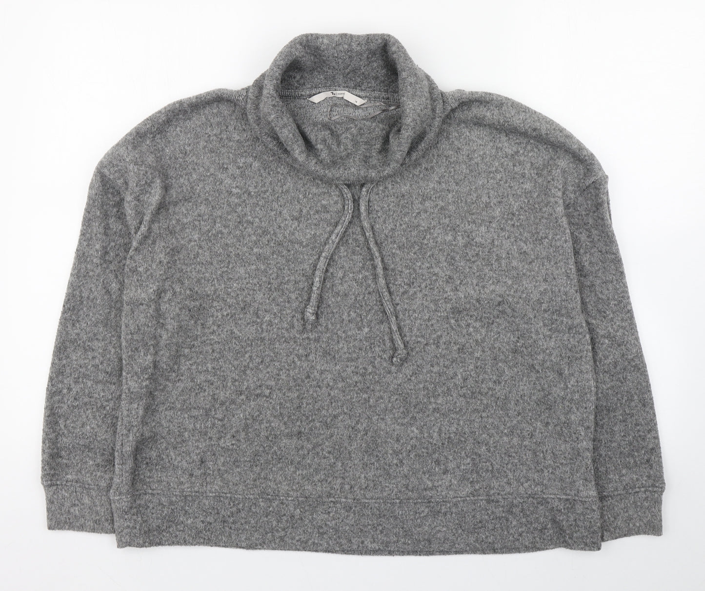 TU Womens Grey  Polyester Pullover Sweatshirt Size 14  Pullover