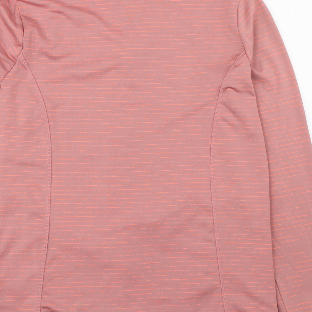 TU Womens Pink Striped  Jacket  Size 14  Zip