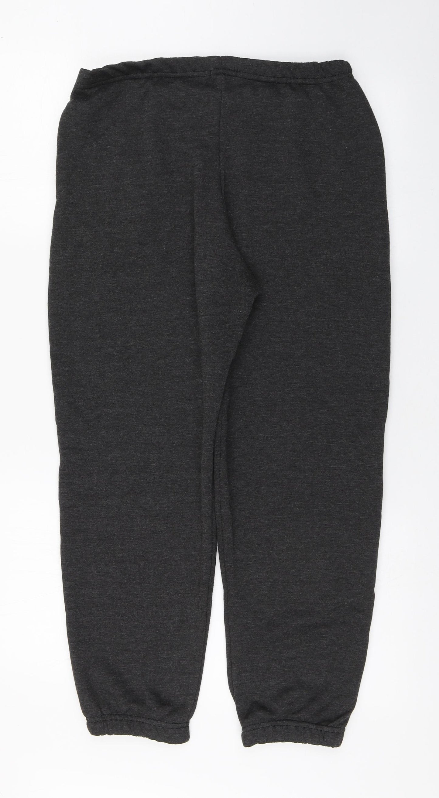 Boohoo Womens Grey  Polyester Jogger Trousers Size 12 L26 in Regular