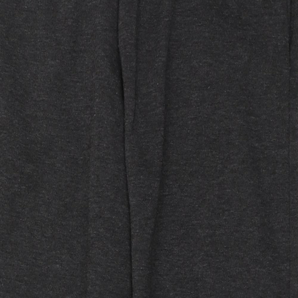Boohoo Womens Grey  Polyester Jogger Trousers Size 12 L26 in Regular