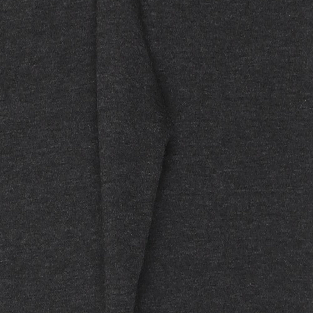 Boohoo Womens Grey  Polyester Jogger Trousers Size 12 L26 in Regular