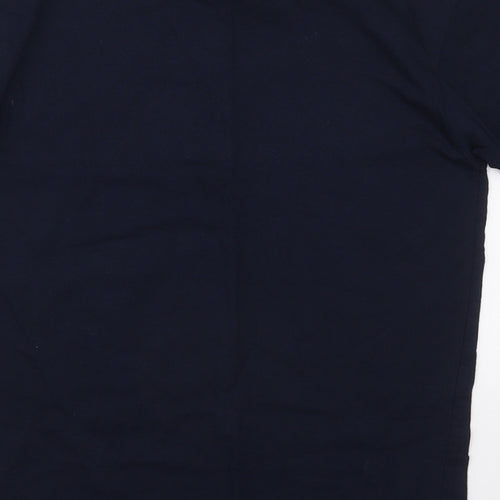 Uneek Boys Blue  Cotton Basic T-Shirt Size 11-12 Years Crew Neck Pullover - CR Hockey Academy