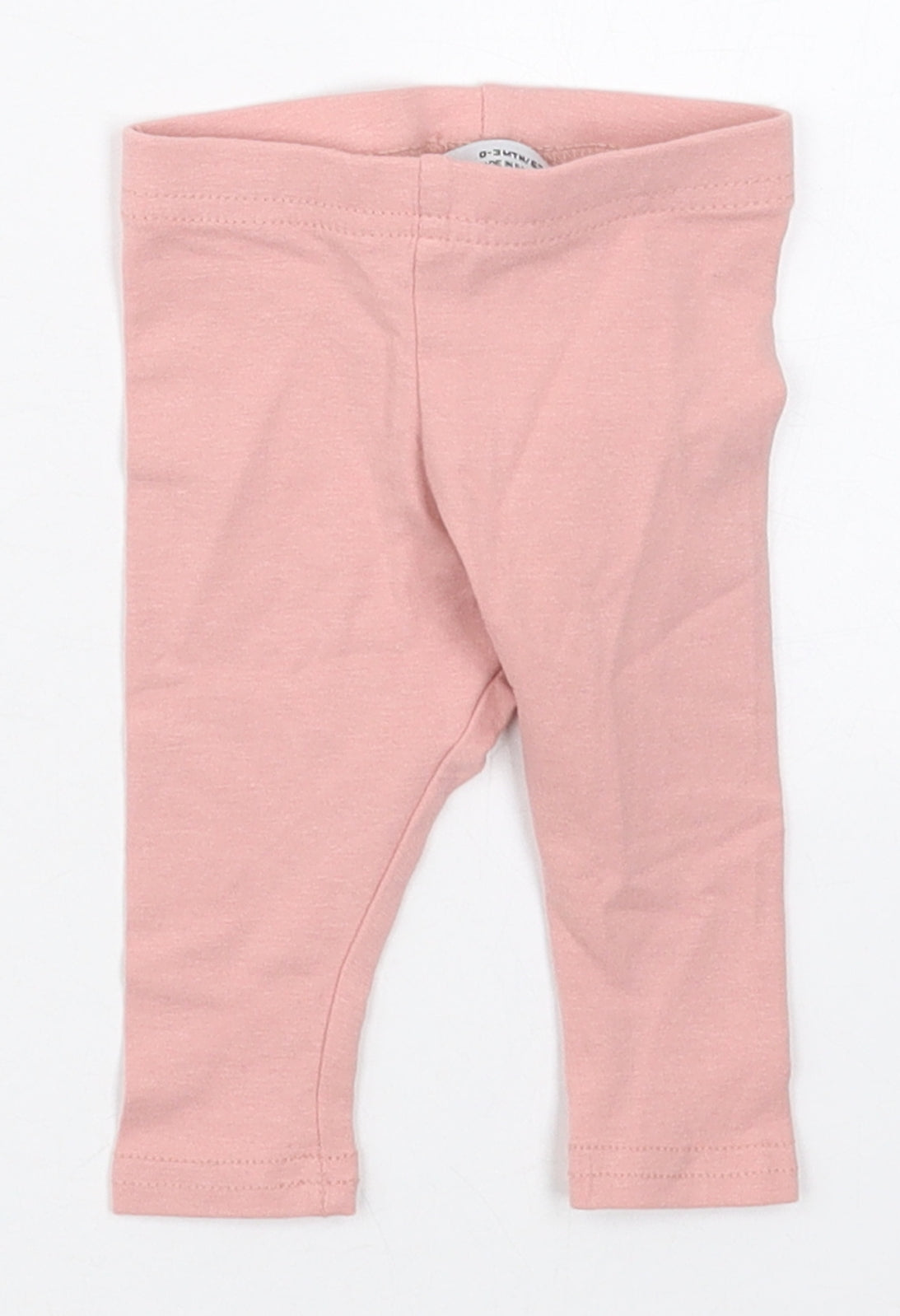 Primark Girls Pink  Cotton Capri Leggings Size 0-3 Months