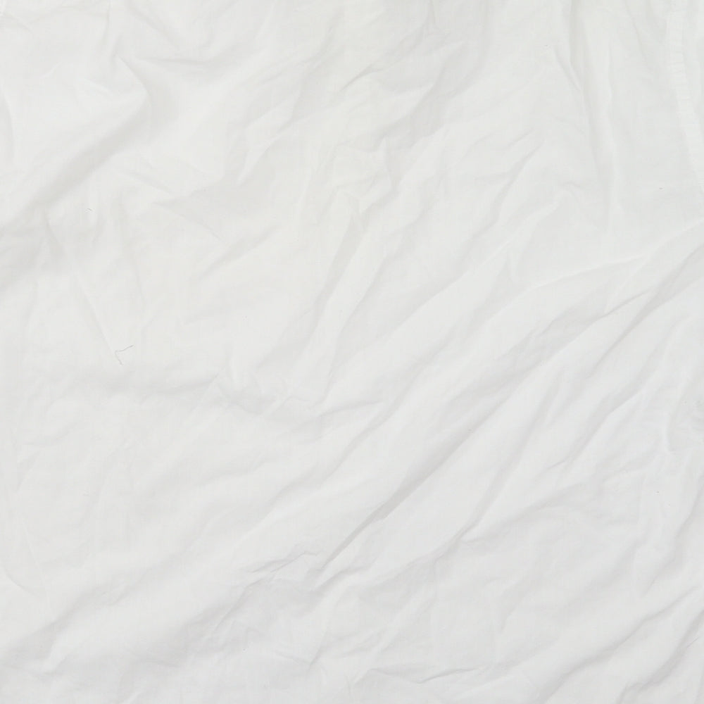 Lloyd Attree Smith Mens White  Polyester  Dress Shirt Size 16.5 Collared Button