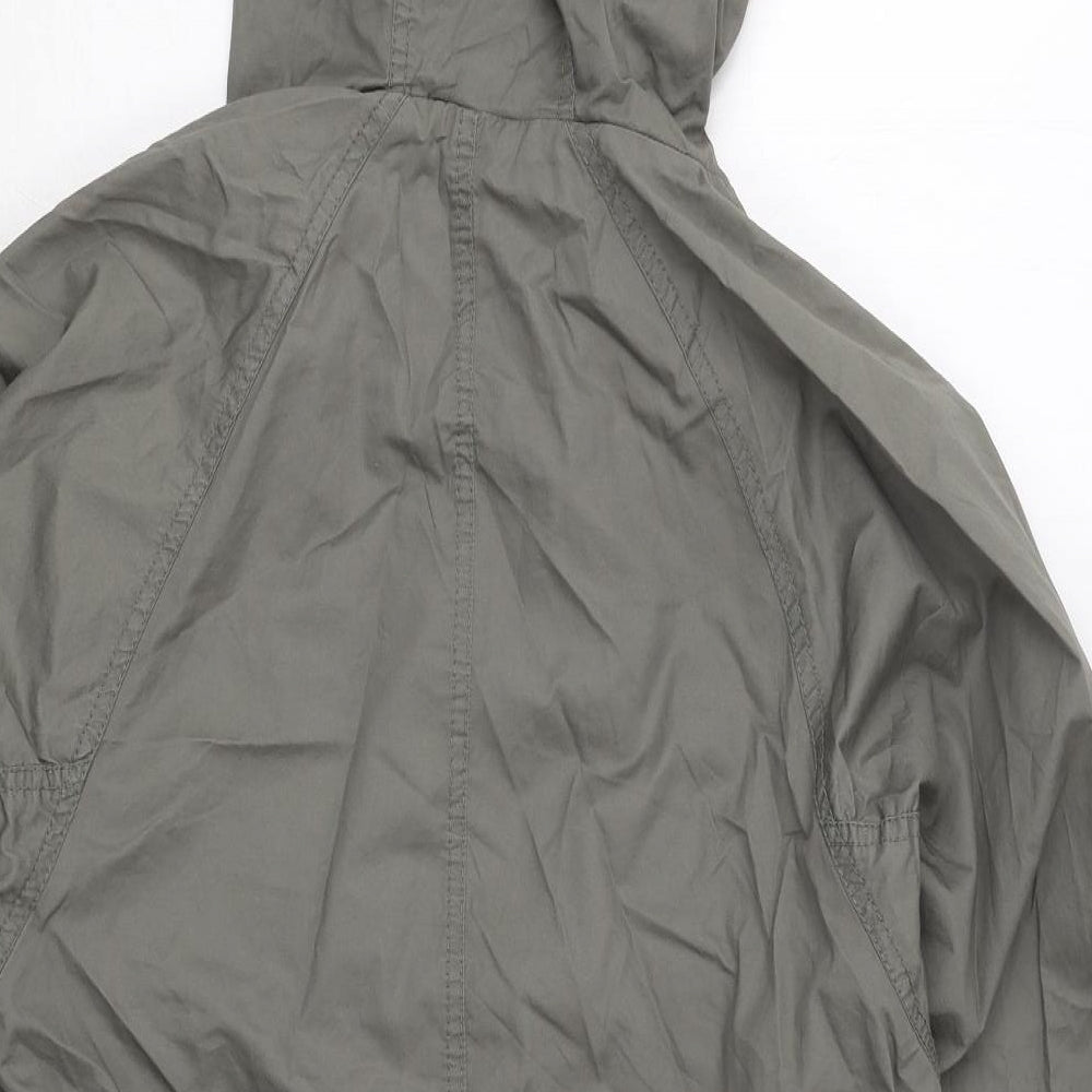 New Look Womens Green   Parka Coat Size 6  Zip