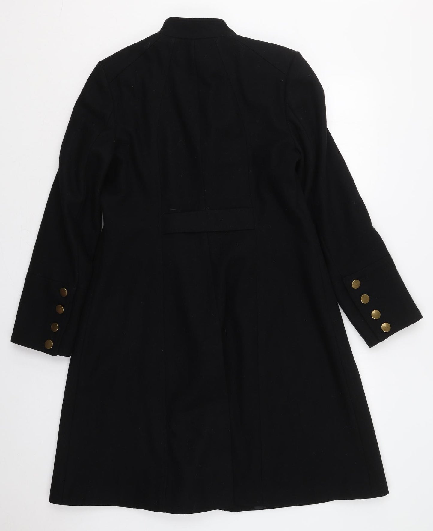Dorothy Perkins Womens Black   Pea Coat Coat Size 14  Button