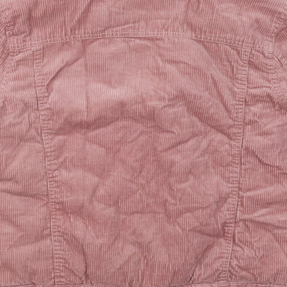 Denim Co Womens Pink   Jacket  Size 14  Button