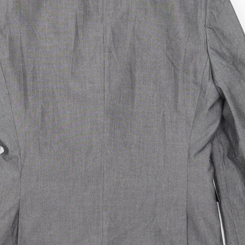 NEXT Mens Grey  Polyester Jacket Suit Jacket Size 38