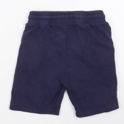 F&F Boys Blue  Cotton Sweat Shorts Size 8-9 Years  Regular Drawstring