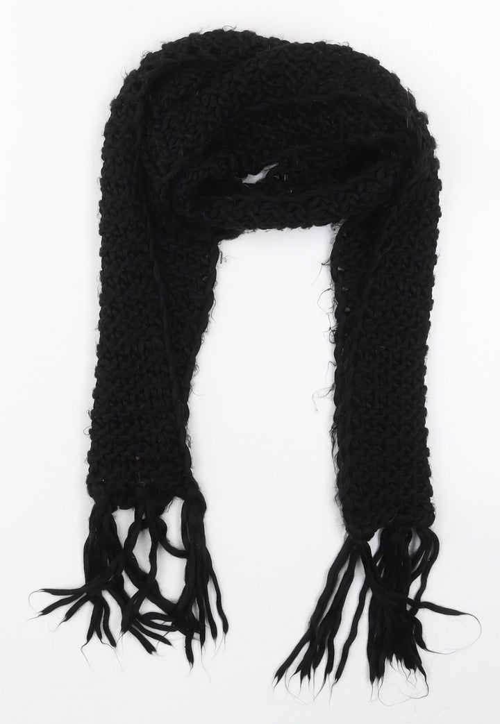 Evie Womens Black  Acrylic  Scarf