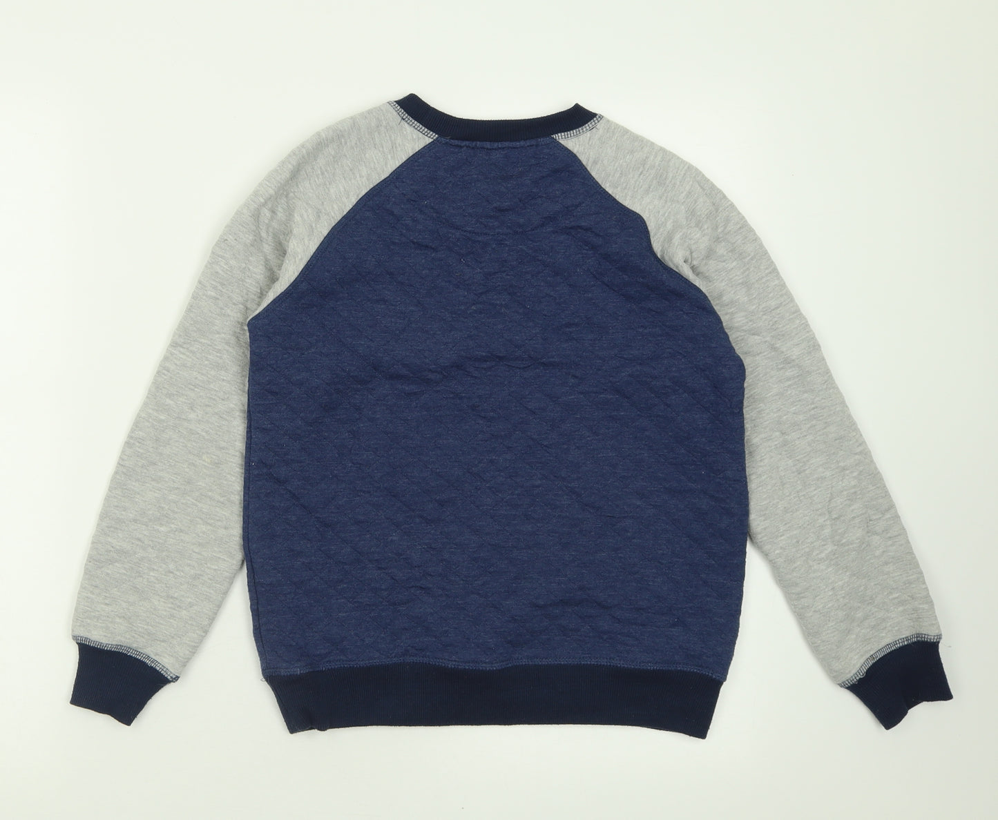 Rebel Boys Blue Crew Neck  Polyester Pullover Jumper Size 11-12 Years  Pullover