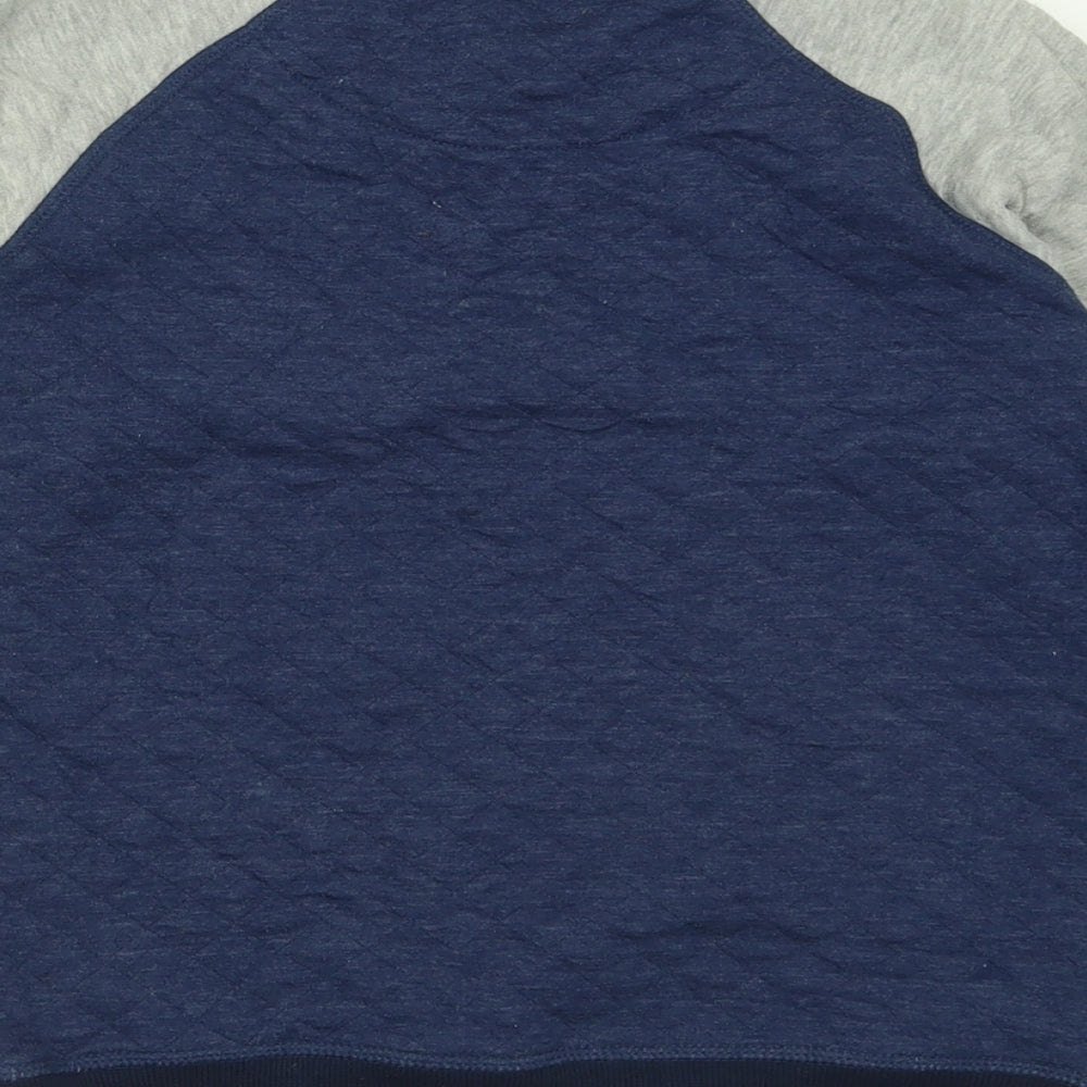 Rebel Boys Blue Crew Neck  Polyester Pullover Jumper Size 11-12 Years  Pullover