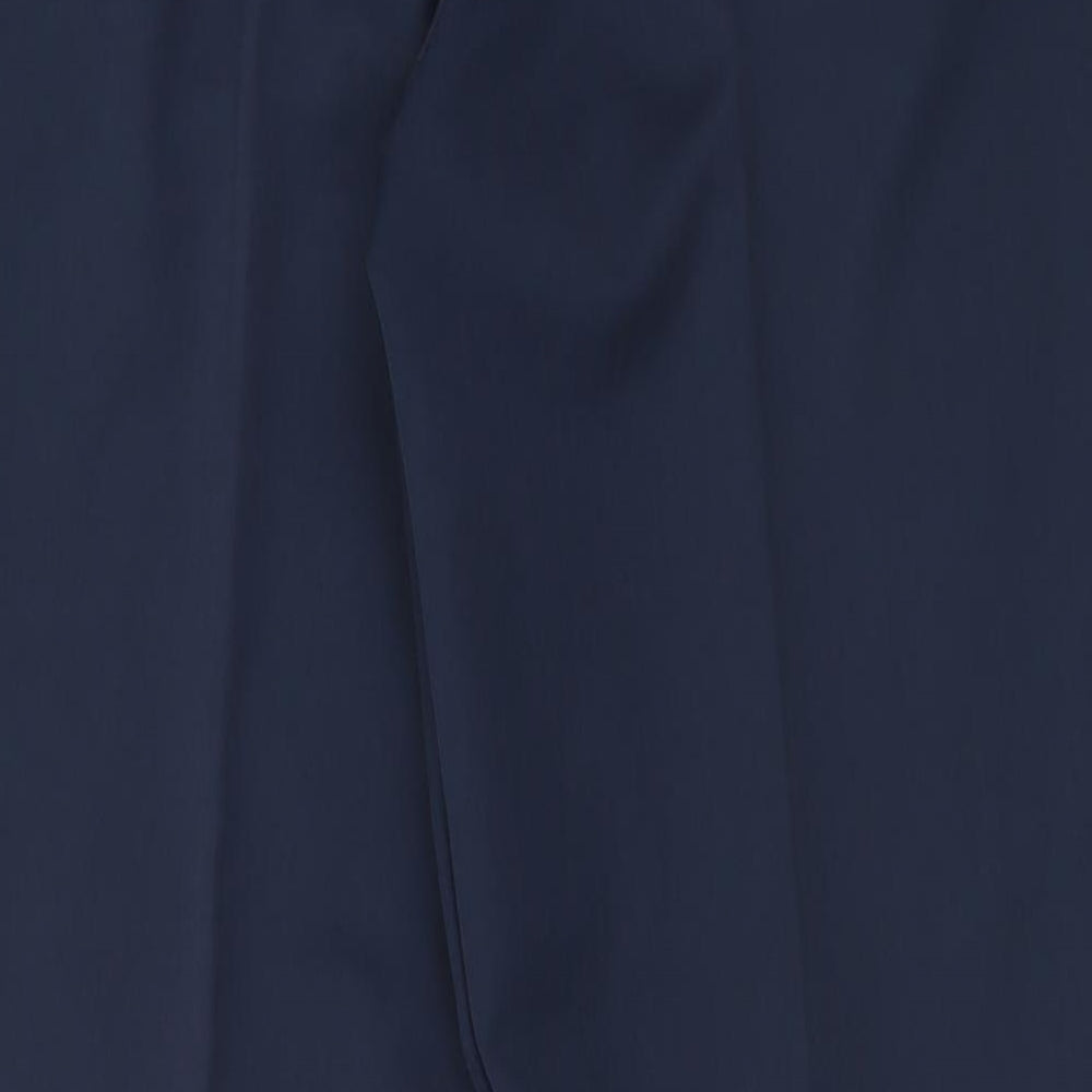 Premier MAN Mens Blue  Polyester Trousers  Size 40 in L30 in Regular Button