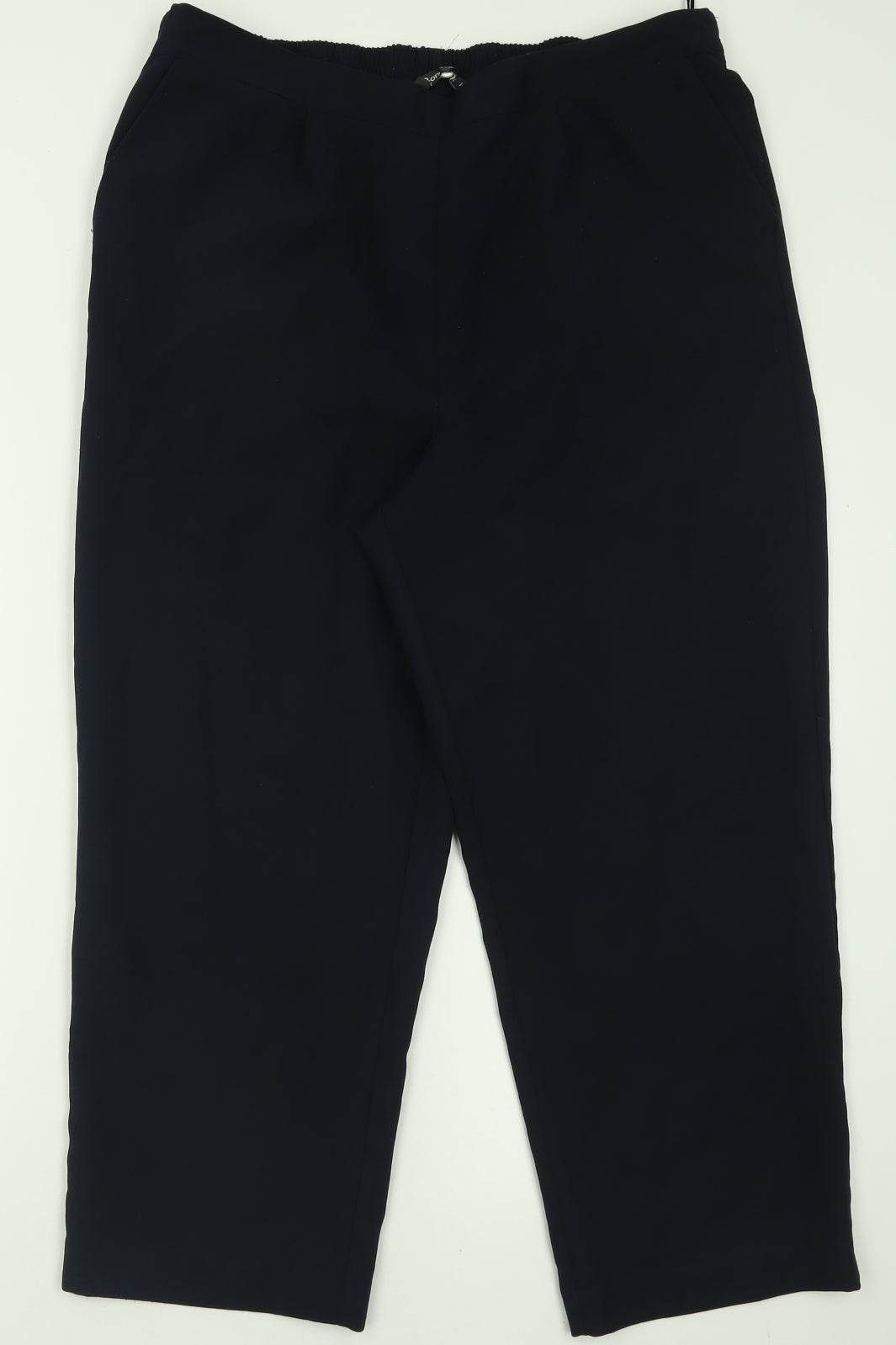 Bonmarché Womens Blue  Polyester Trousers  Size 18 L26 in Regular