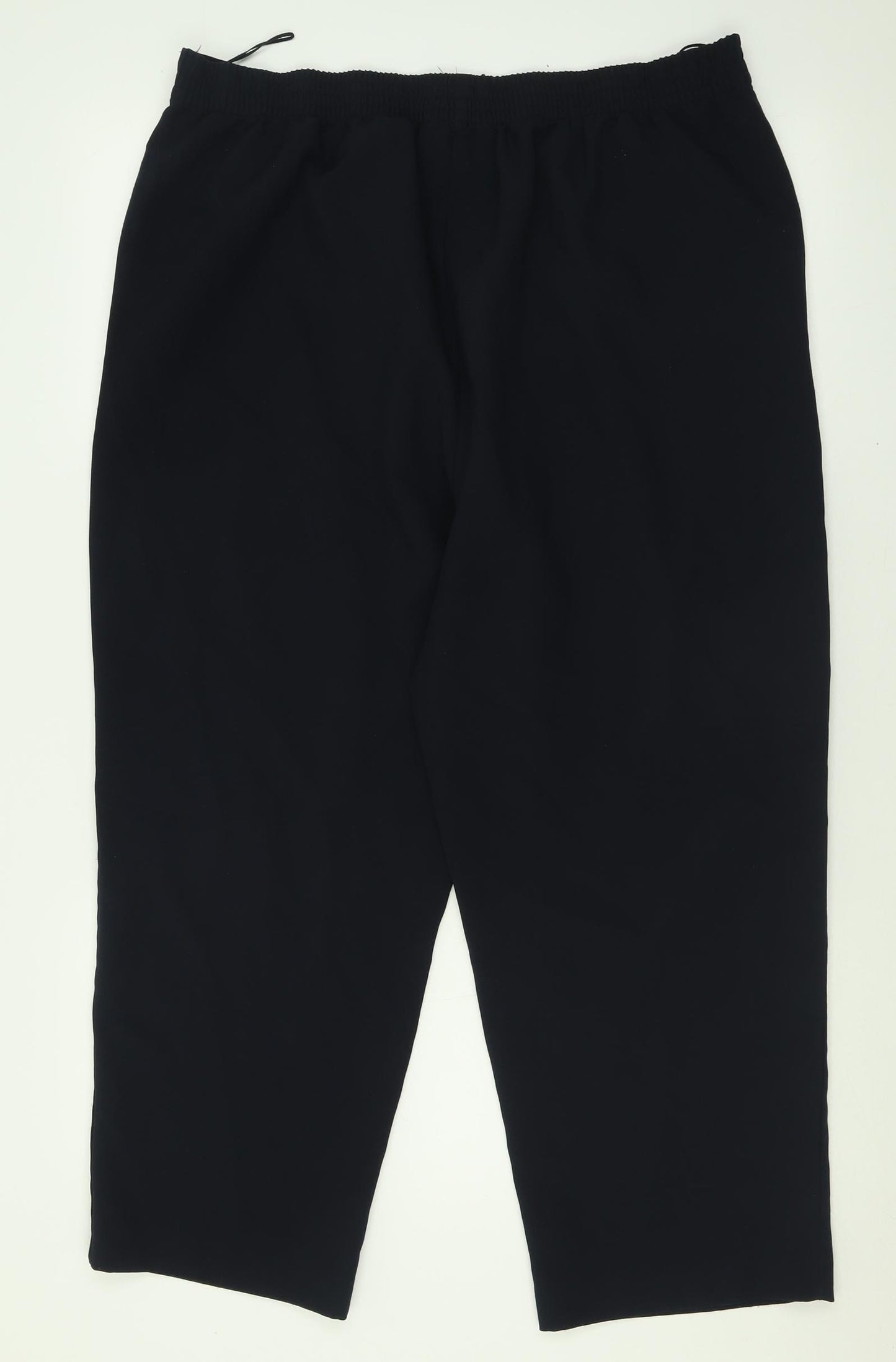 Bonmarché Womens Blue  Polyester Trousers  Size 18 L26 in Regular