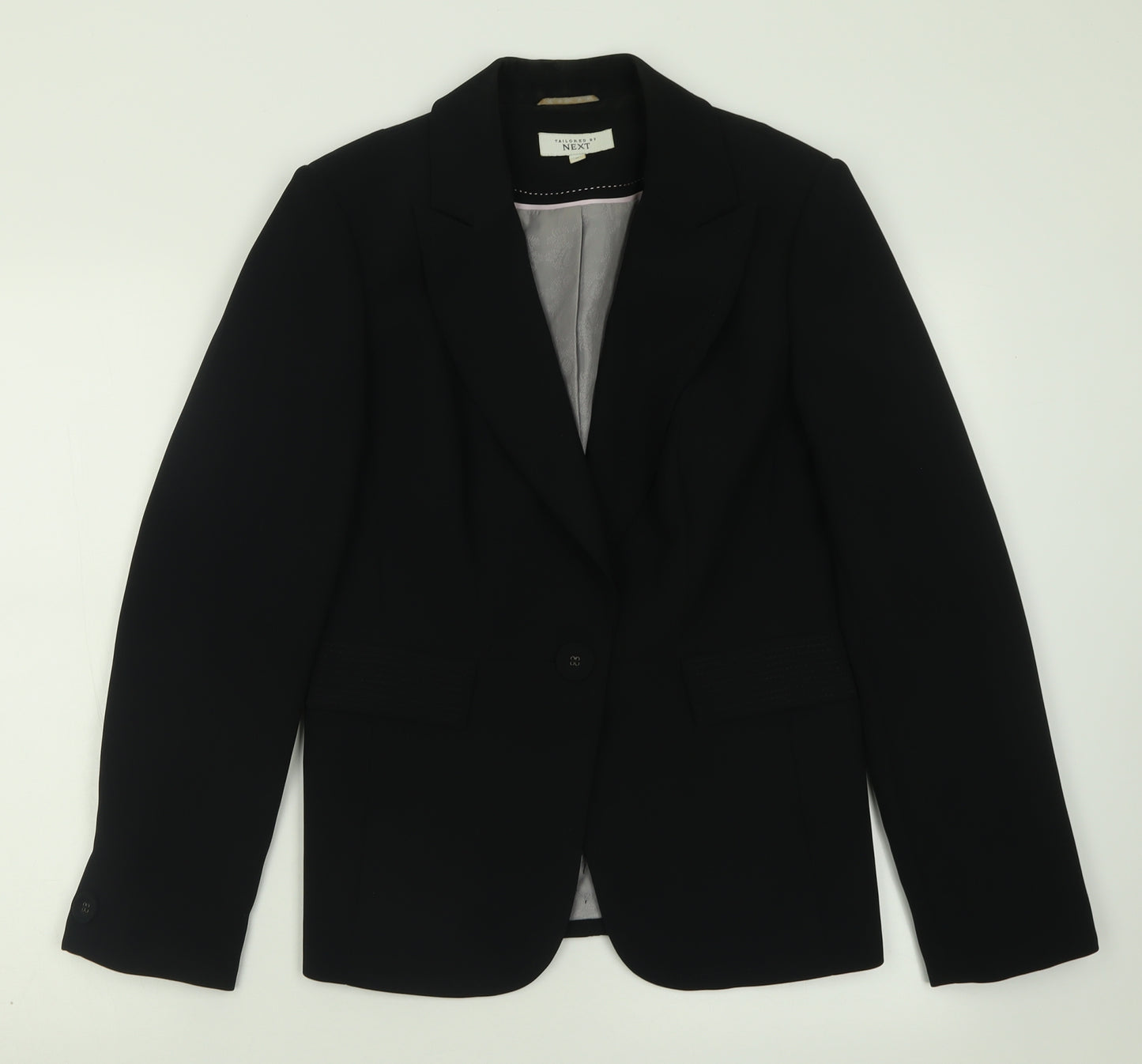 NEXT Womens Black   Jacket Blazer Size 12  Button