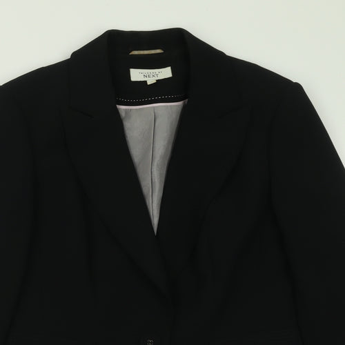 NEXT Womens Black   Jacket Blazer Size 12  Button