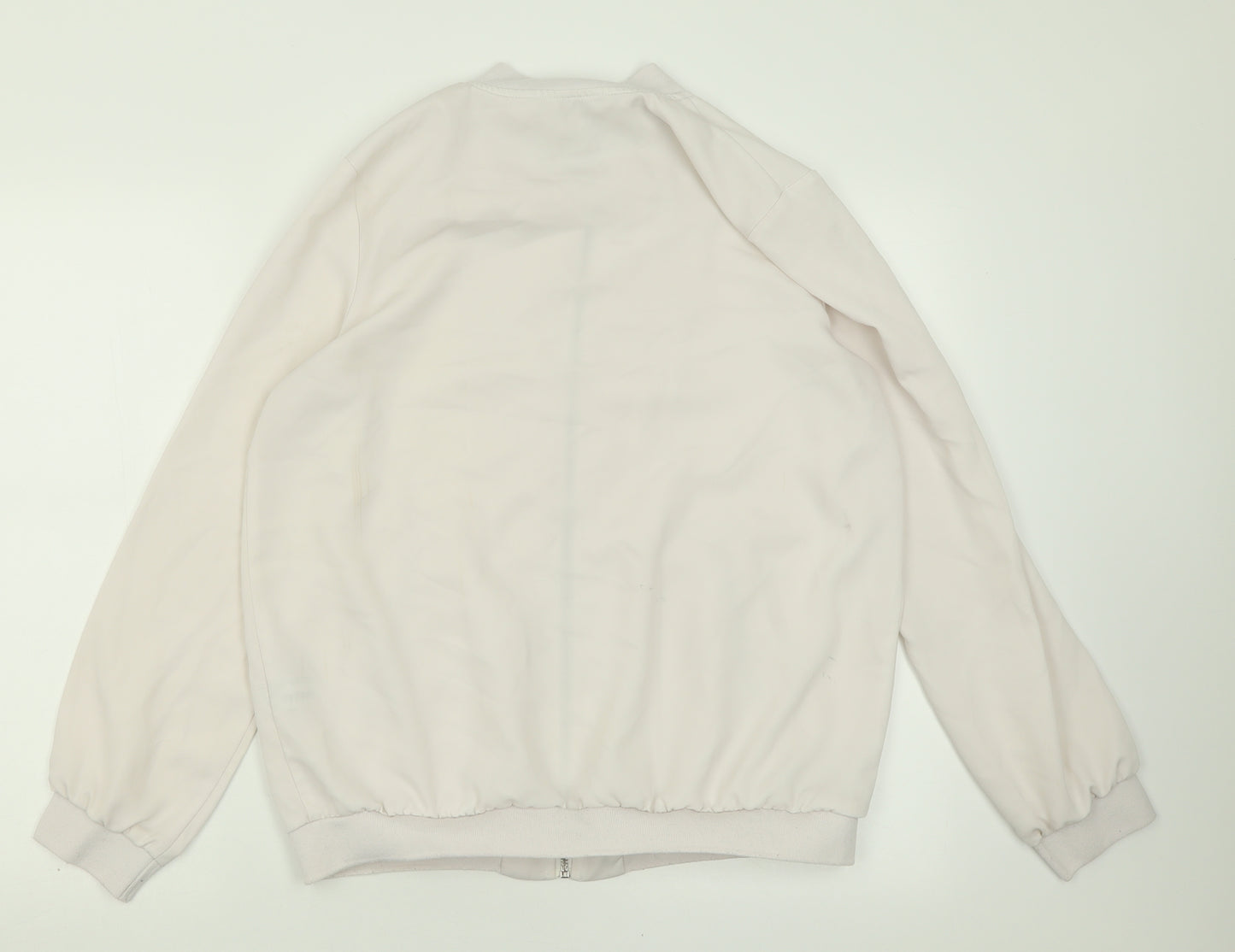 FOREVER 21 Womens Pink   Bomber Jacket Jacket Size L  Zip