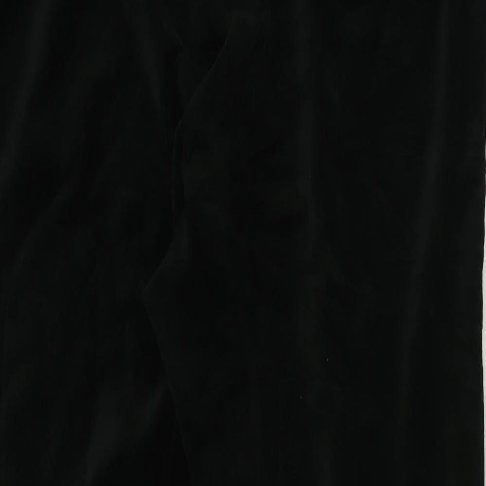 Marks and Spencer Womens Black  Polyester Capri Trousers Size 20 L26 in Regular