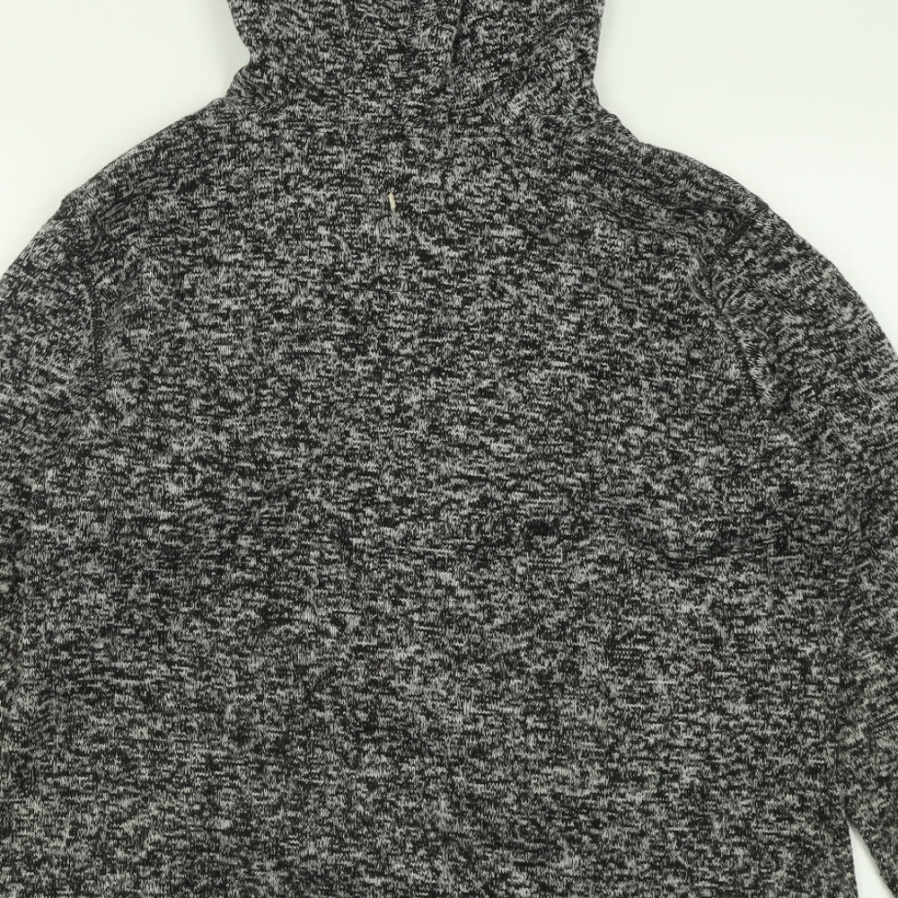 NEXT Womens Grey  Polyester Full Zip Hoodie Size 16  Zip