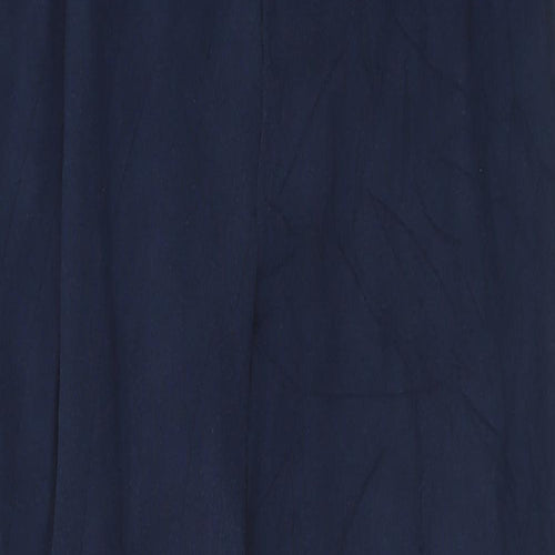 DASH Womens Blue  Cotton Jogger Trousers Size 8 L28 in Regular