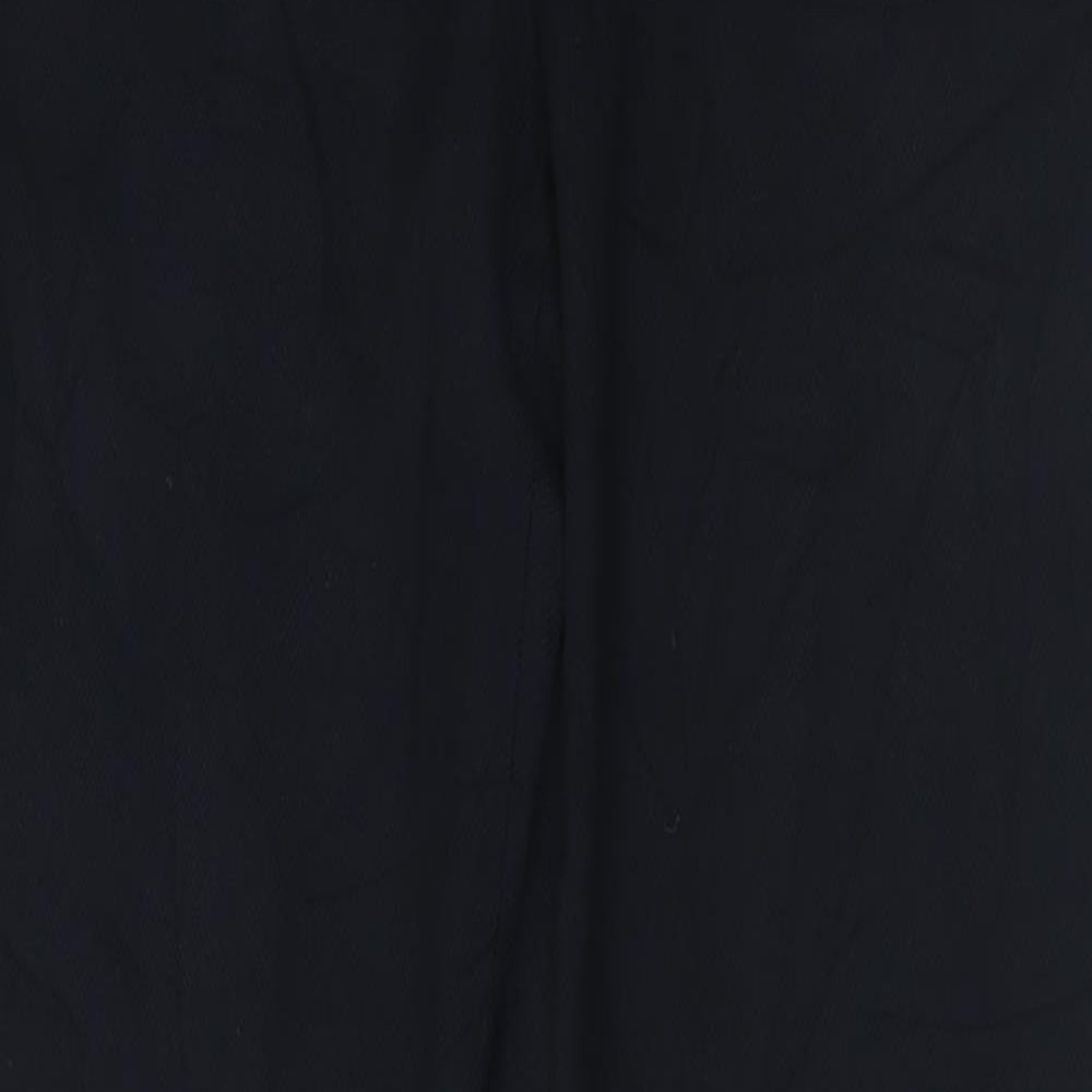 NEXT Womens Blue  Polyester Trousers  Size 8 L30 in Regular Hook & Eye