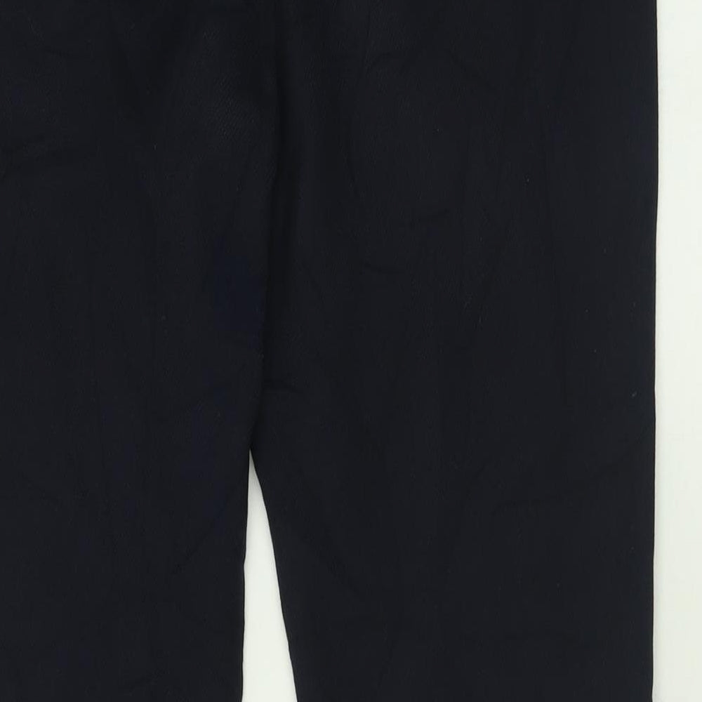 NEXT Womens Blue  Polyester Trousers  Size 8 L30 in Regular Hook & Eye