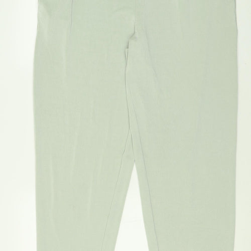 almia Womens Green  Polyamide Trousers  Size 16 L32 in Regular