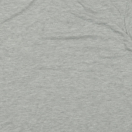 Atmosphere Womens Grey  Polyester Cropped T-Shirt Size 16 Crew Neck