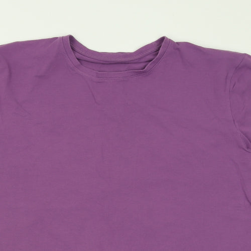 Primark Mens Purple  Cotton  T-Shirt Size 3XL Crew Neck  - Muscle Fit