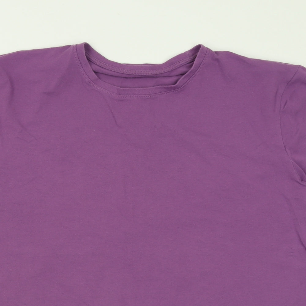 Primark Mens Purple  Cotton  T-Shirt Size 3XL Crew Neck  - Muscle Fit