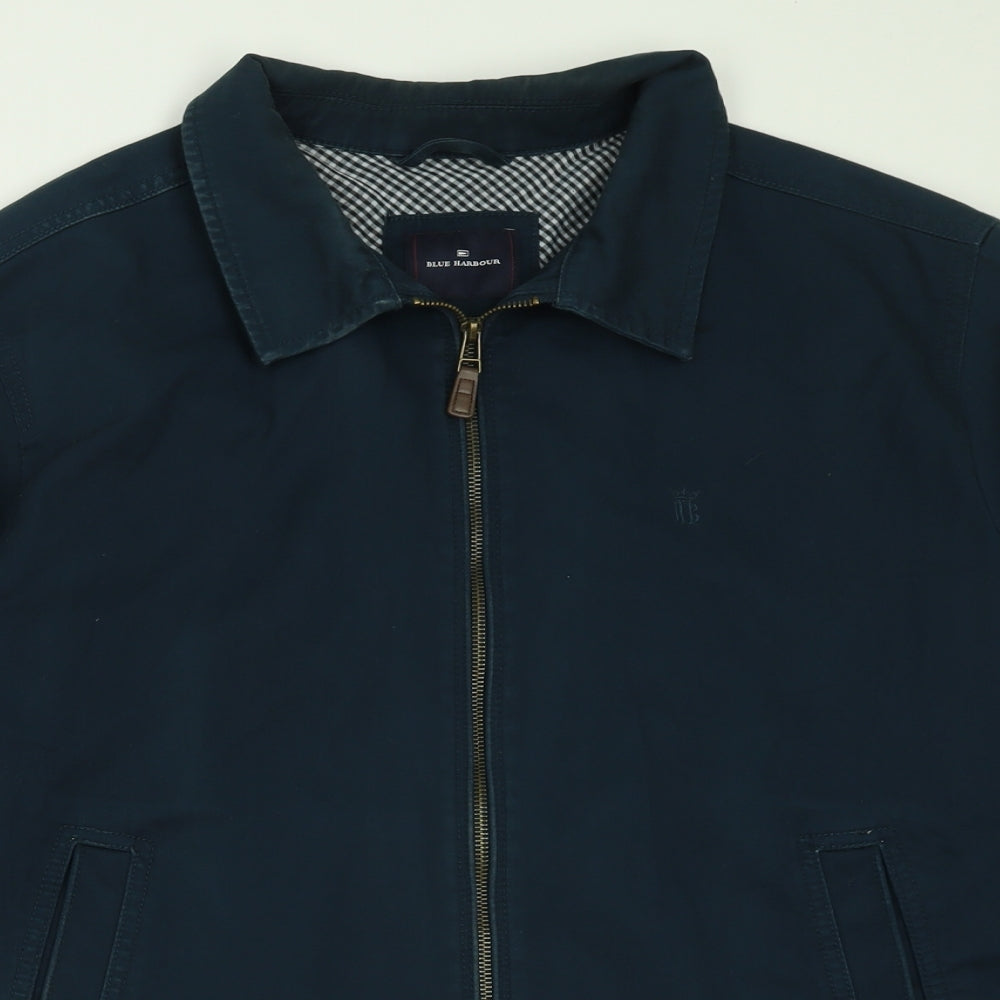 Blue Harbour Mens Blue   Jacket  Size XL  Zip