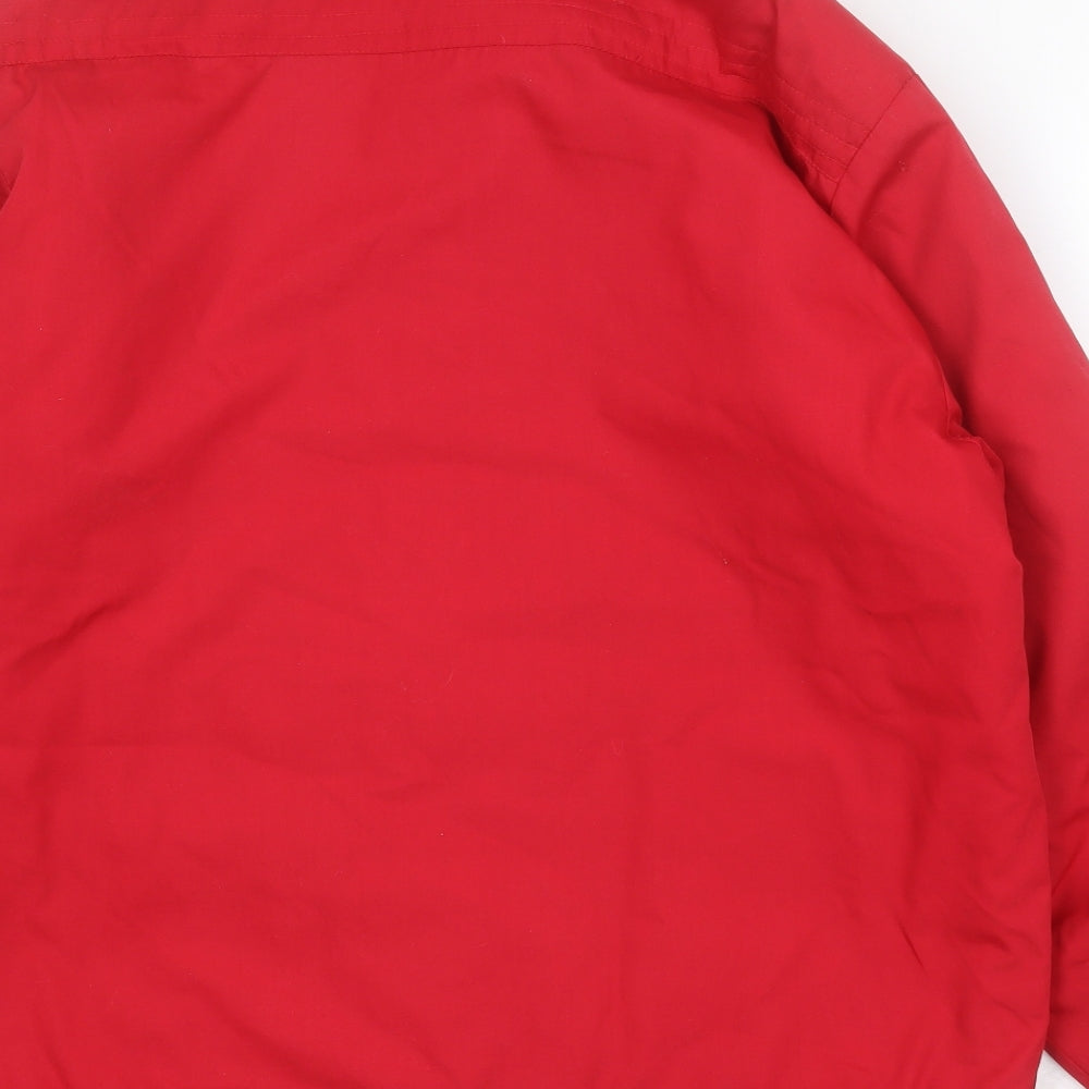 Eleganze Womens Red   Pea Coat Coat Size S  Zip