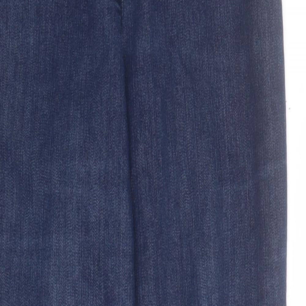 Marks and Spencer Womens Blue  Cotton Jegging Jeans Size 10 L28 in Regular