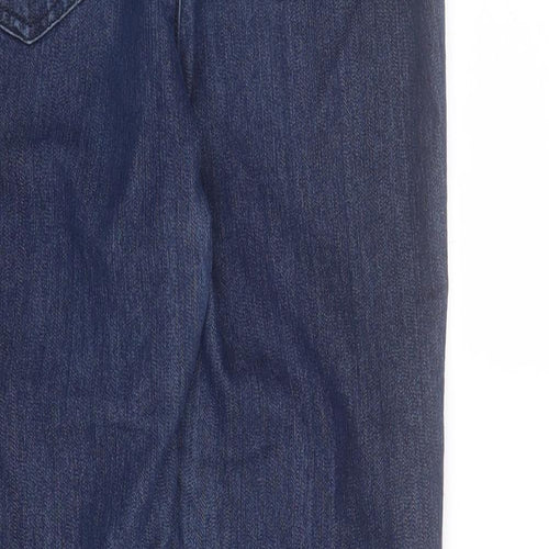 Marks and Spencer Womens Blue  Cotton Jegging Jeans Size 10 L28 in Regular