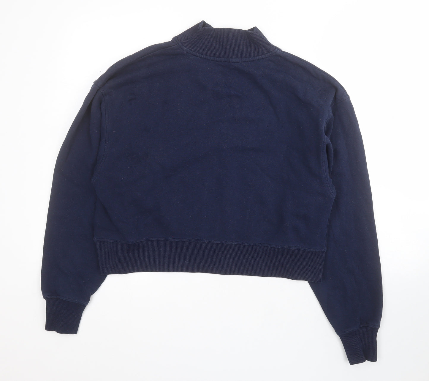Marks and Spencer Womens Blue  Cotton Pullover Sweatshirt Size 12  Pullover