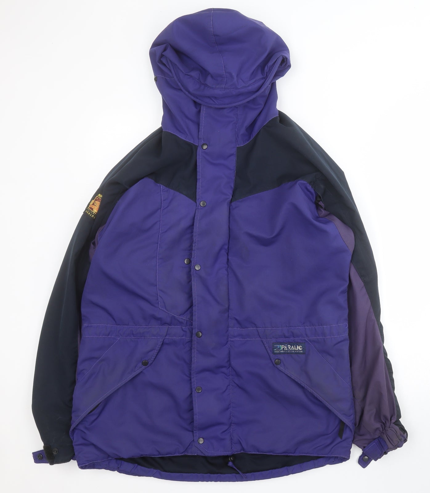 Paramo Mens Purple   Rain Coat Coat Size S  Zip