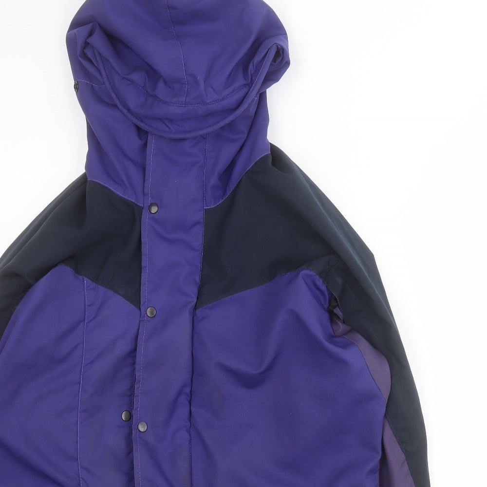 Paramo Mens Purple   Rain Coat Coat Size S  Zip