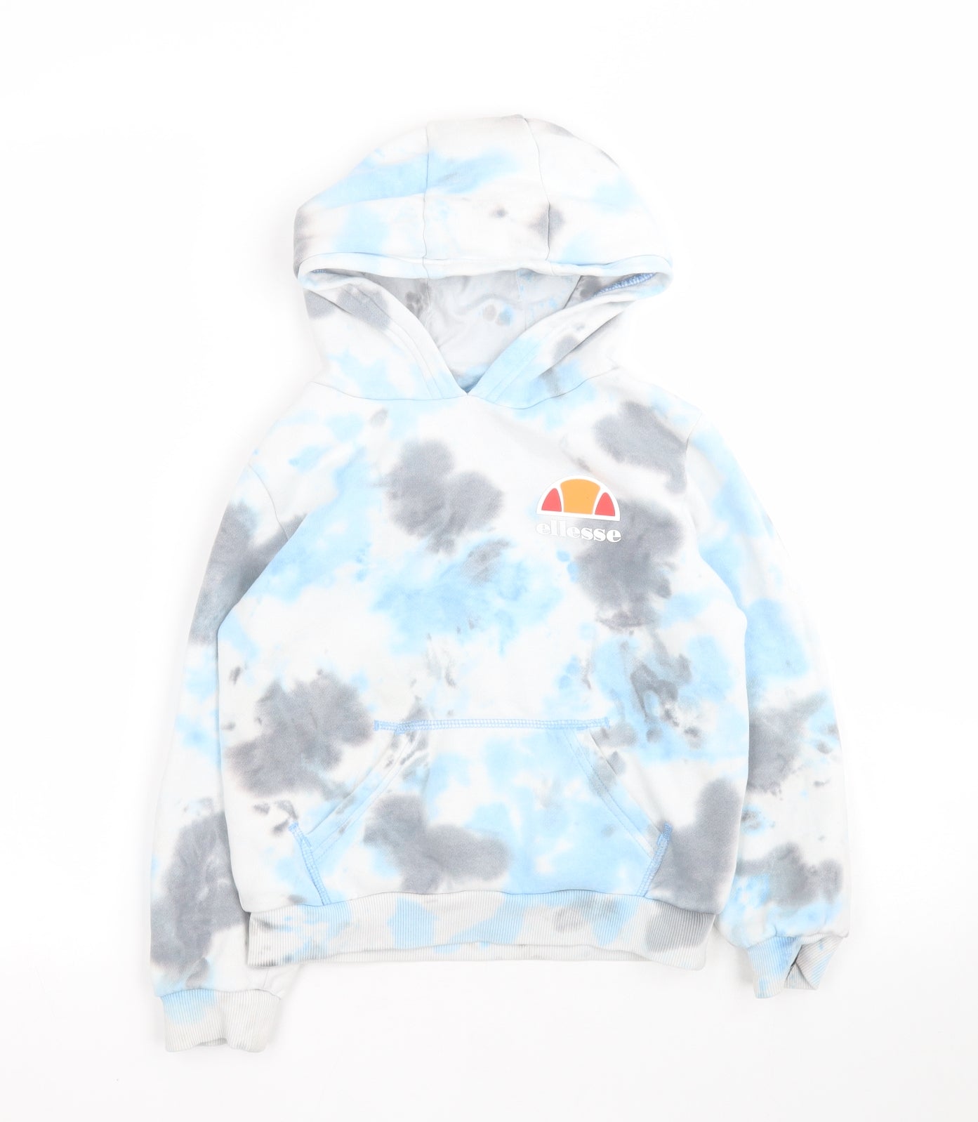 ellesse Boys Blue  Cotton Pullover Hoodie Size 6-7 Years  Pullover
