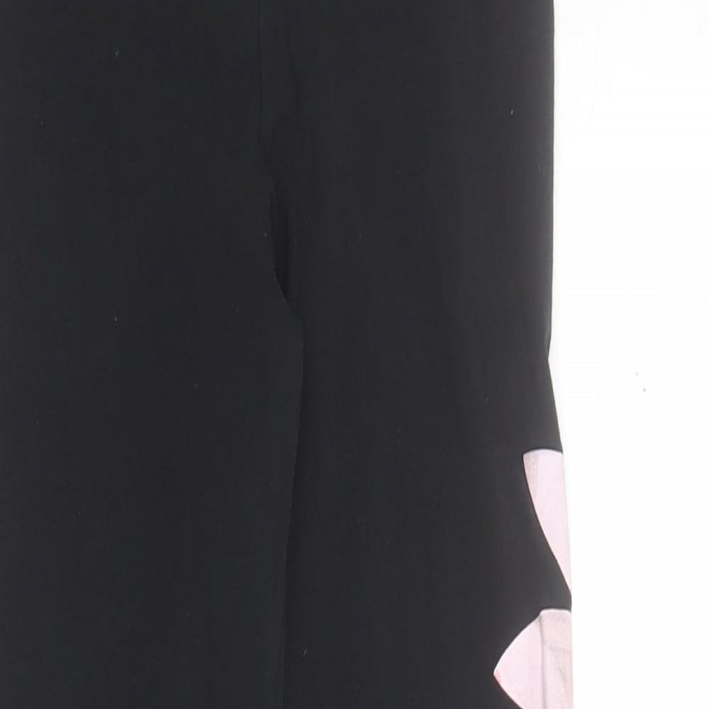 adidas Girls Black  Cotton Jogger Trousers Size 13-14 Years  Regular Pullover - Legging