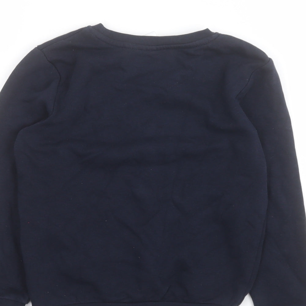 Smart Start Boys Blue  Cotton Pullover Sweatshirt Size 5-6 Years  Pullover